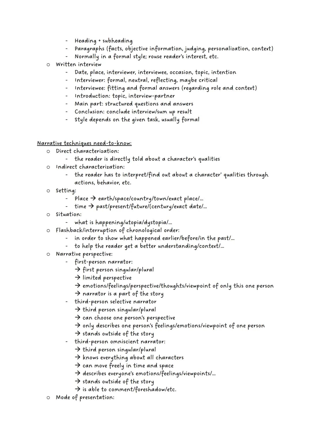 # English exam

General overview

Materials:

O exam paper (A4, lines, without edge)

o pen + spare pen

o tippex

* highlighters

Ο colored