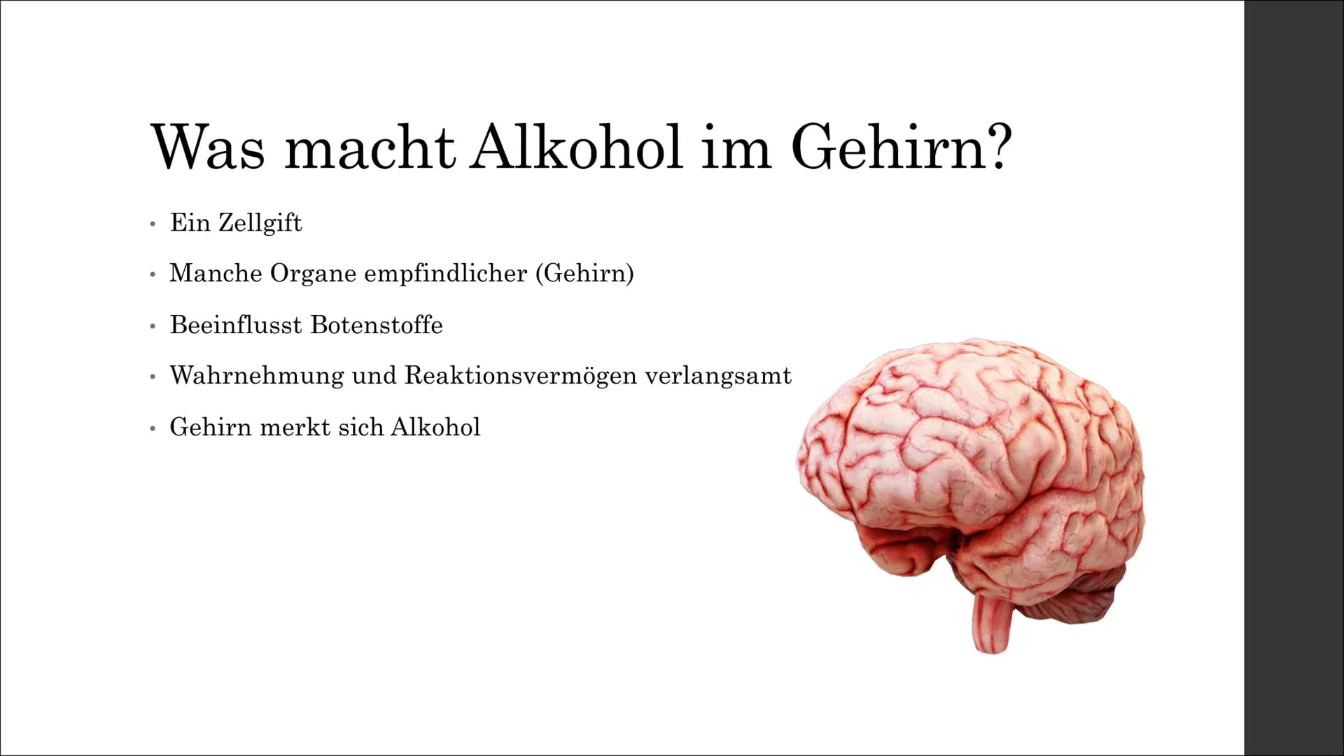 # Wirkungen des
# Alkohols auf
# den
# menschlichen
# Körper
Wie gefährlich kann es sein? Gliederung

1. Was ist Alkohol?
2. Warum trinken M
