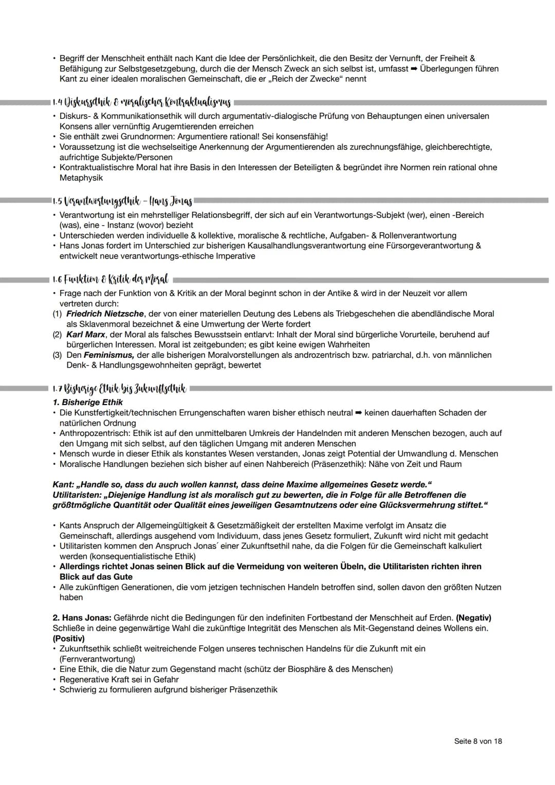 # Philosophic Abitur - Tharanubersicht

1. Kurshalbjahr - Erkenntnisphilosophie

- Substanzdualismus: Geist & Körper bilden zwei Substanzen;