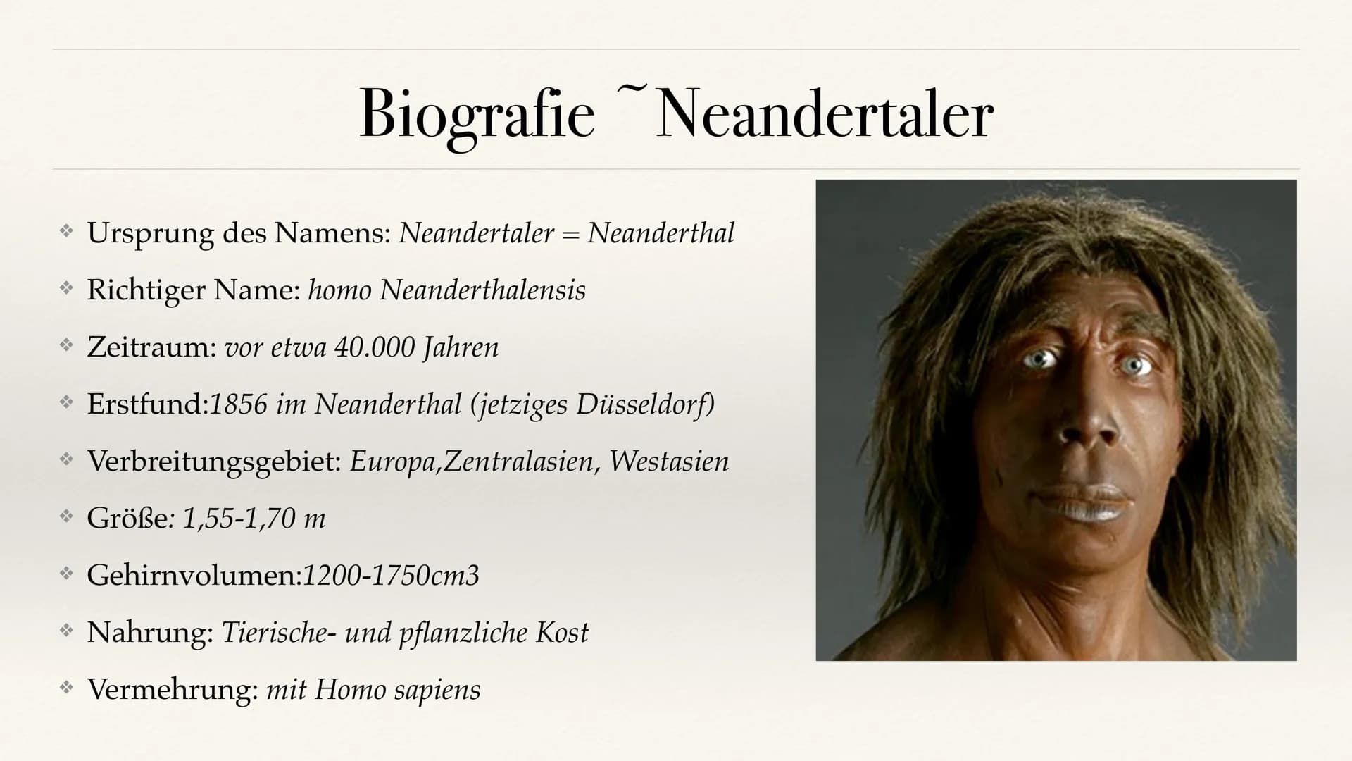 # Der Stammbaum des Menschen Evolution der Menschheit # Inhaltsverzeichnis

• Stammbaum der Menschen
• Homo Habilis
 A. Biografie
 B. Lebens