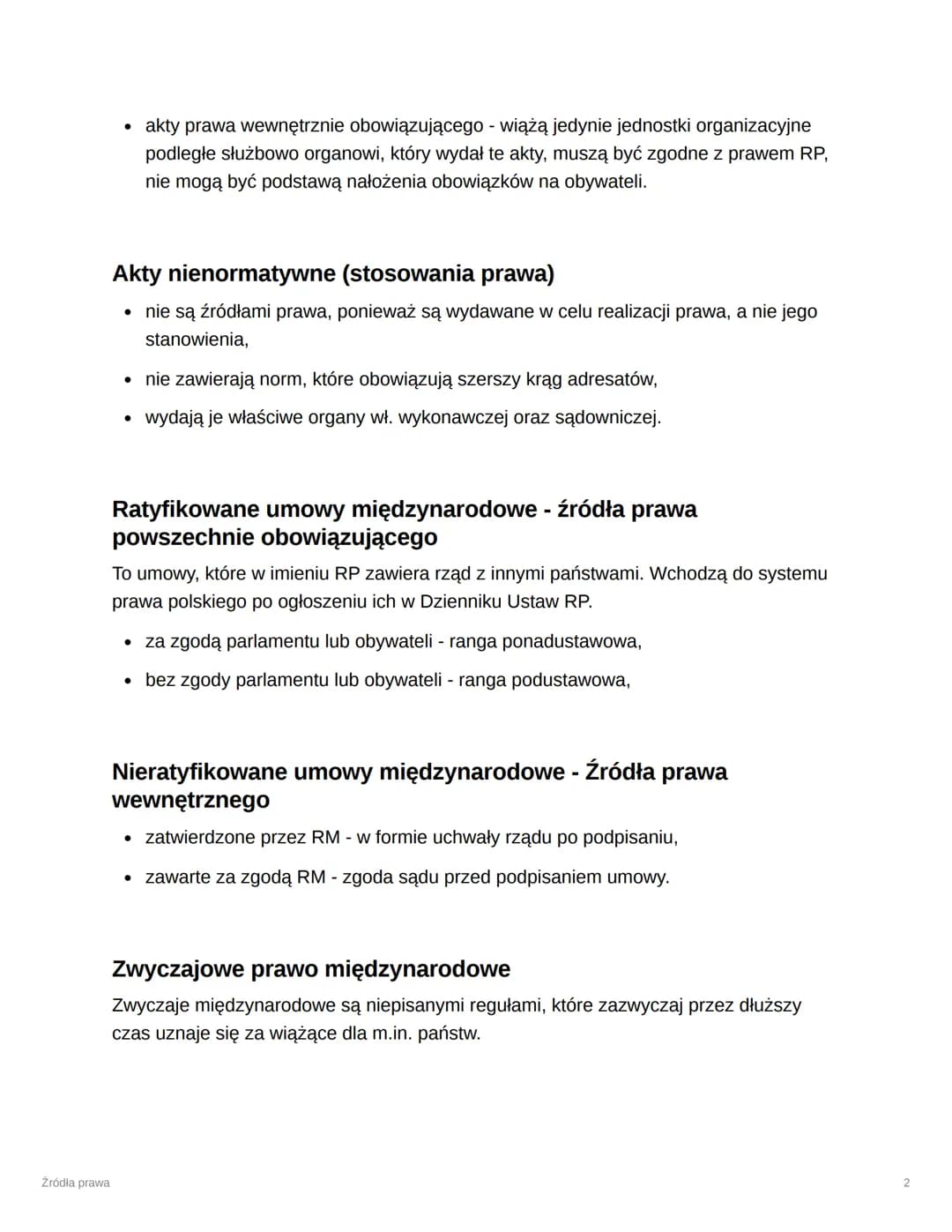 # Źródła prawa

Źródła prawa

*   Klasa

*   Klasa 3

*   Reviewed


Akty prawne

Źródłami prawa są akty, czyli pisma, które wprowadzają now