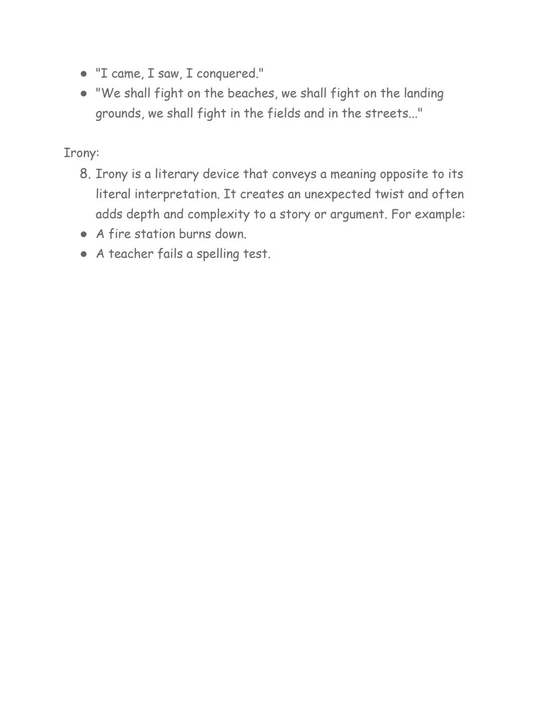 Rhetorical Devices:

Rhetorical devices are powerful tools that writers and speakers use to
enhance their communication and persuade their a