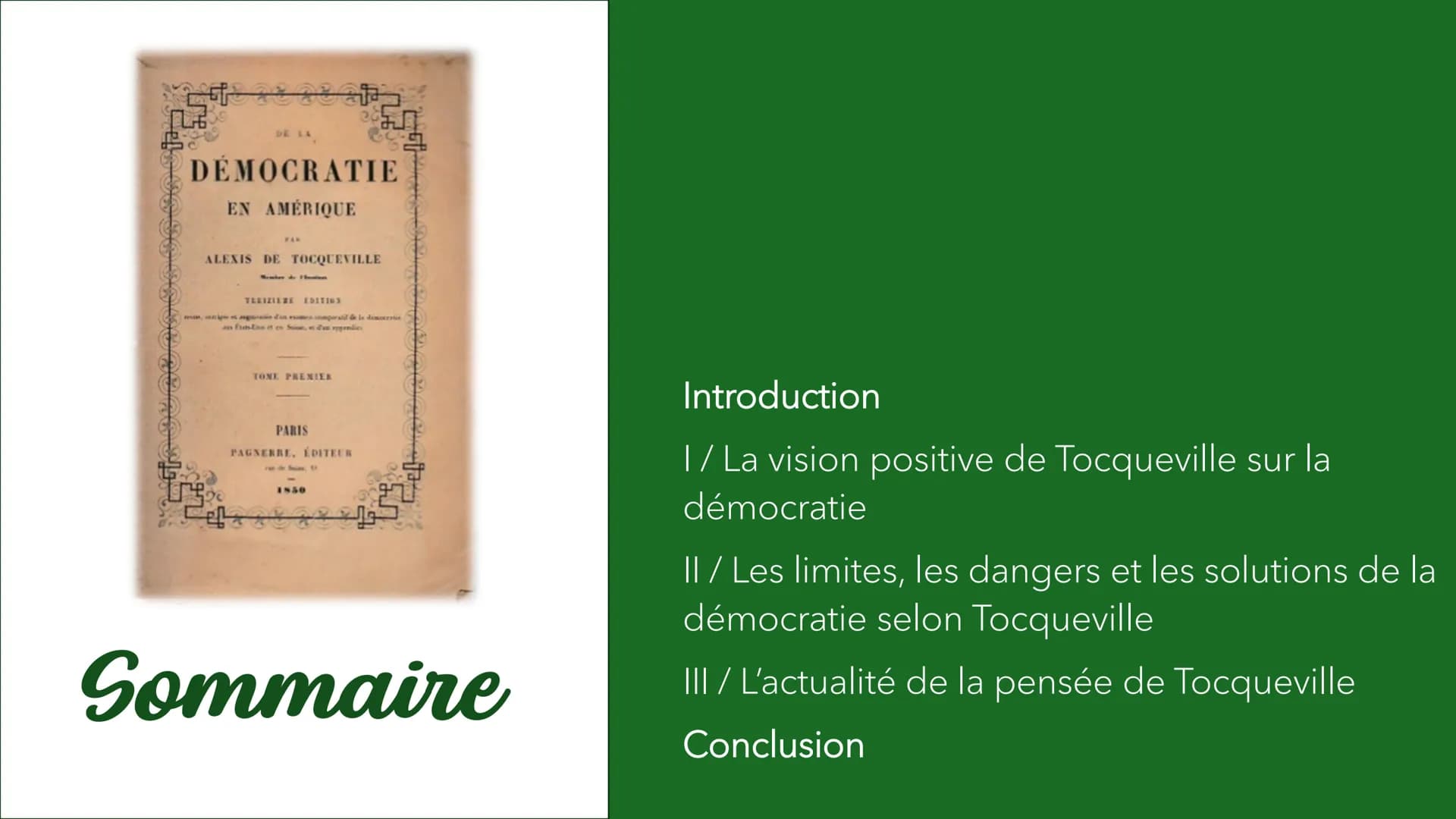 Tocqueville,
un penseur critique
de la démocratie
au 19e siècle

ALEXIS DE TOCQUEVILLE DE LA

DÉMOCRATIE

EN AMÉRIQUE

ALEXIS DE TOCQUEVILLE