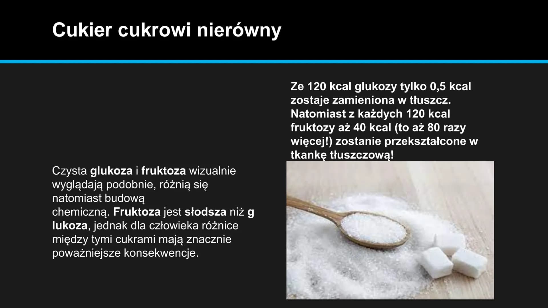 monosacharydy # Co to cukry proste?

Cukry proste, inaczej monosacharydy,
zbudowane z węgla, wodoru i tlenu. To
pojedyncze cząsteczki, które
