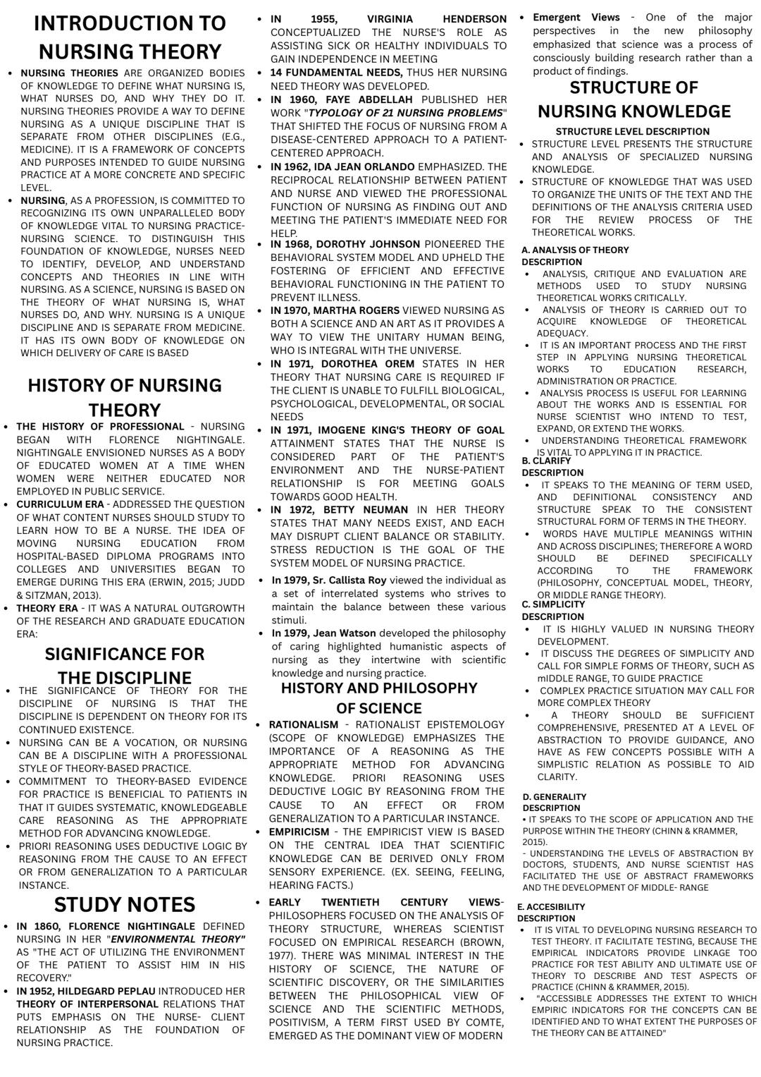 # INTRODUCTION TO
# NURSING THEORY

* NURSING THEORIES ARE ORGANIZED BODIES
OF KNOWLEDGE TO DEFINE WHAT NURSING IS,
WHAT NURSES DO, AND WHY 