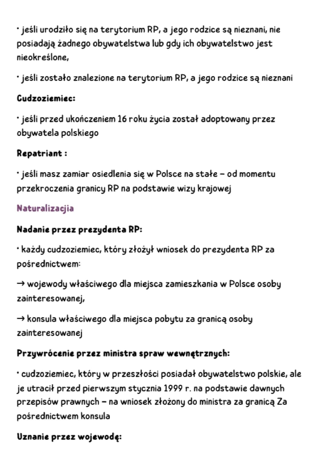 # OBYWATELSTWO I NARODOWOŚĆ

Istora obywatelstwa

*   obywatelstwo - prawna więź łącząca jednostkę z państwem

*   paszport - dokument poświ