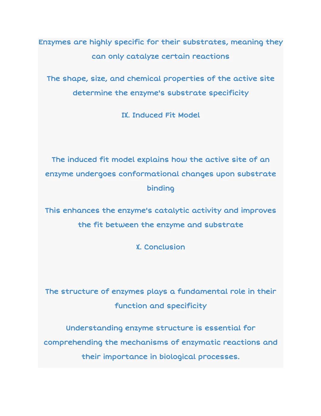 # 3.1 Enzyme Structure

:--:

Enzyme + Substrate

Enzyme-Substrate
Complex

Enzyme + Products

I. Introduction

Enzymes are biological catal