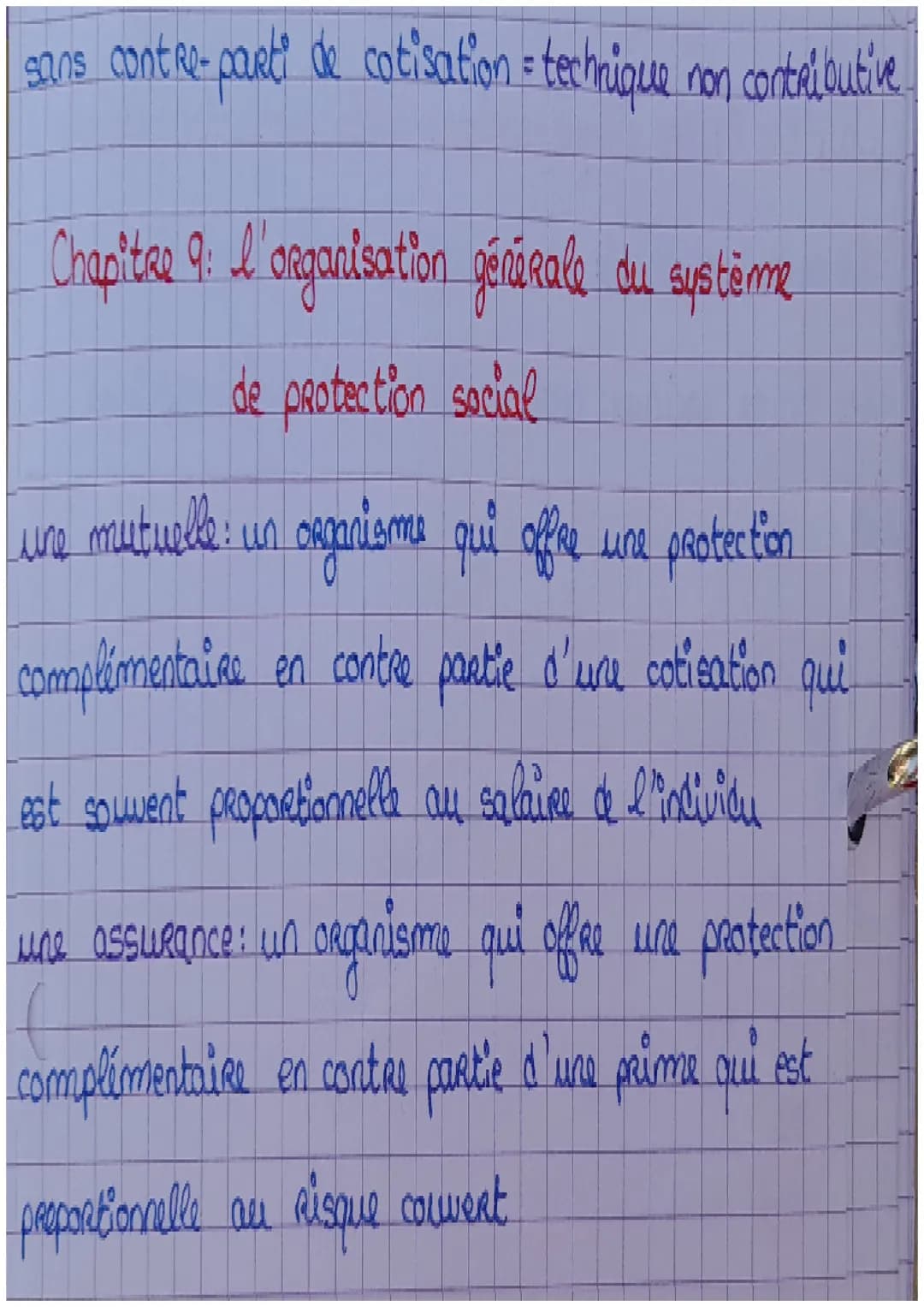 # Chapitre 8: des risque sociaux à la protection sociale

les droits individuels: conserne la personne humaine

les droits sociaux: droit co