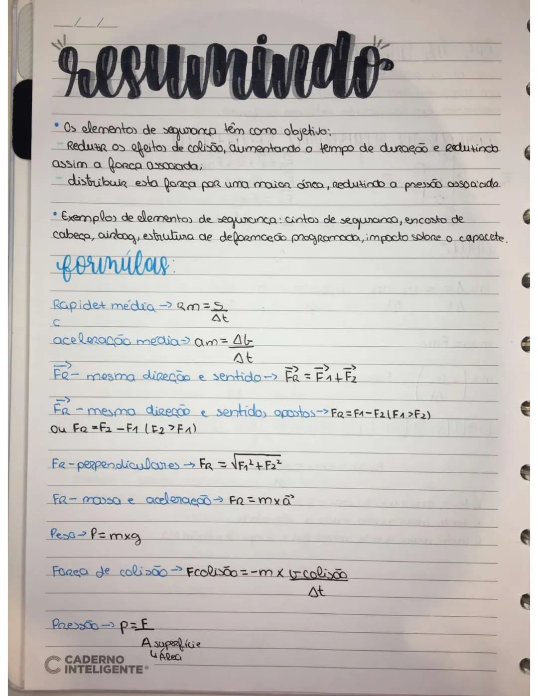 # fisico – química,

forcas

Forea é uma interação entre corpos

L↳ Pedendo

- causar deformações;
- Alterar o estado de repowo;
- Alterar o