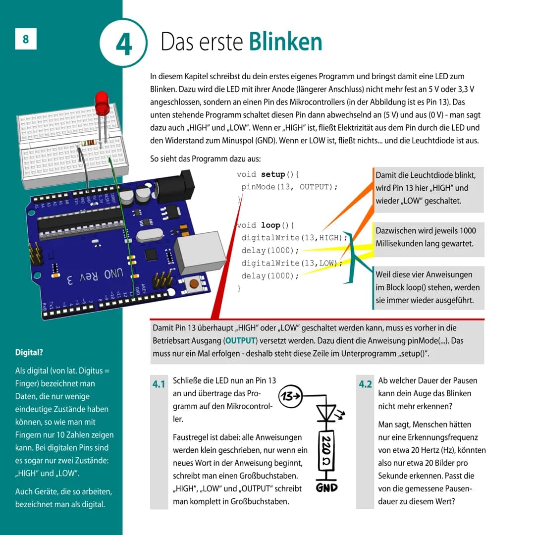 # Einführung in den
Mikrocontroller Arduino

Der Arduino als Steuerzentrale

UNO Rev 3
RESE
Version 1.0
2 2
# Inhaltsverzeichnis
1. Was ist 