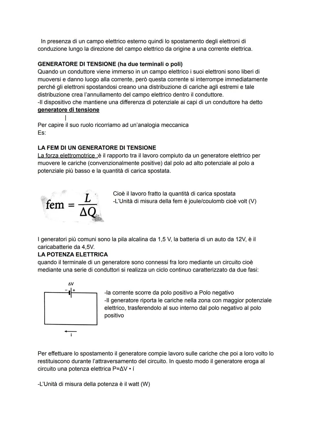 # L'ENERGIA POTENZIALE ELETTRICA

Prendendo in considerazione una carica Q(grande, positiva) che genera intorno a sé un
campo elettrico, con