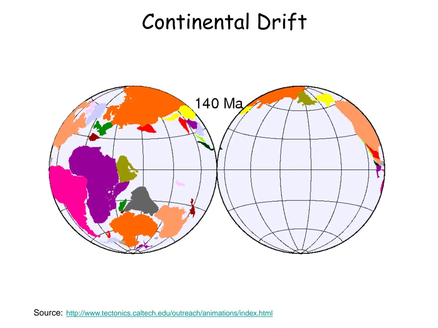 - a German
meteorologist and
geophysicist
-
first to advance the
idea of mobile
continents in 1912
-
identified several
lines of evidence to