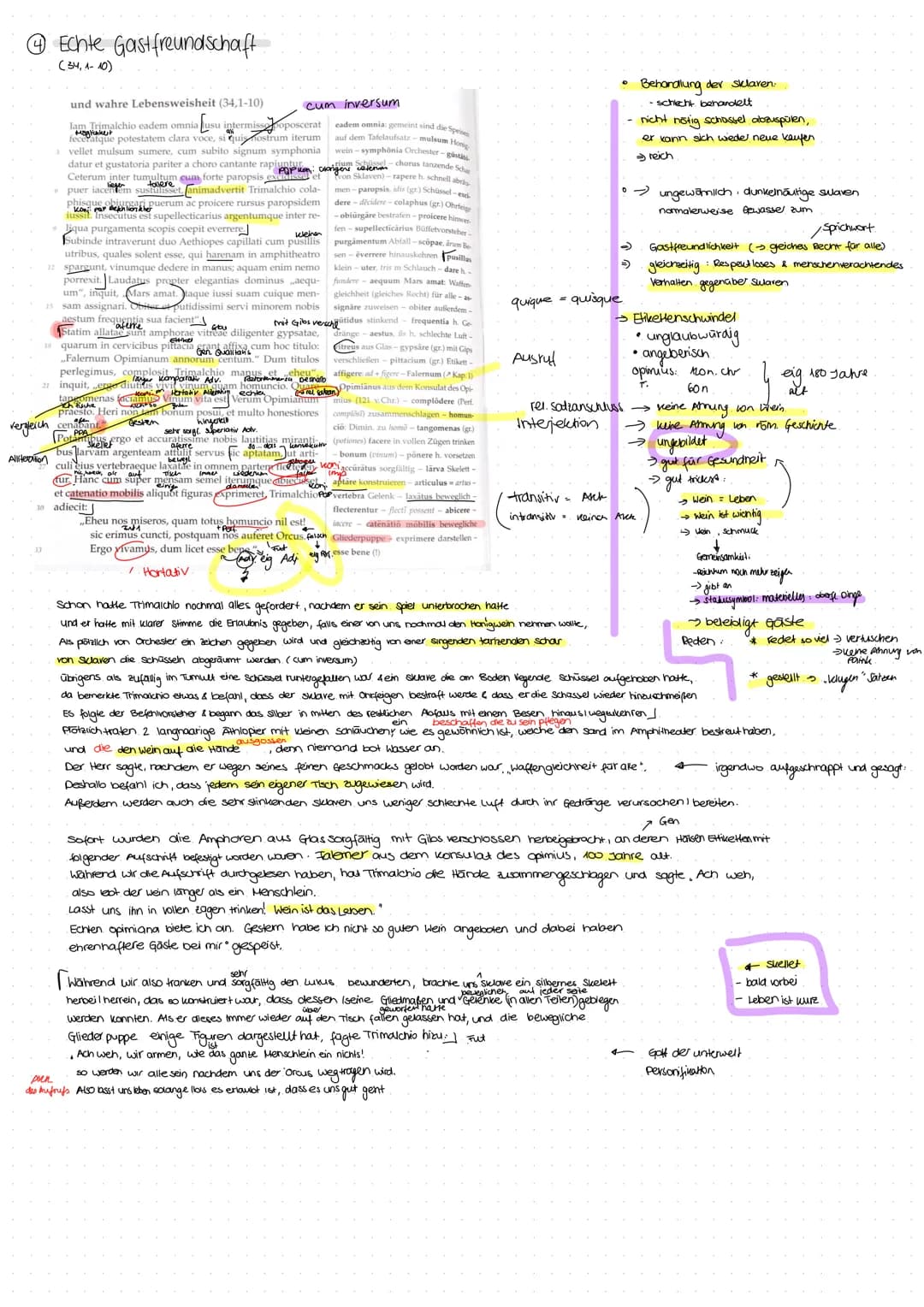  # Das Gastmahl des Trimarchio

Ouvertüne im Bod

Von einem Sklaven Agamemnons werden Encolpius, Ascyltus und Giton auf ein Gast-
mahl des r