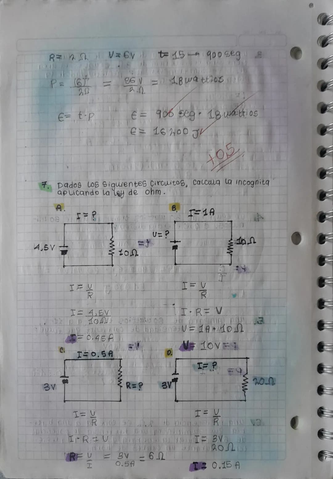- ACAS
ge
4
Ley de ohm
0
R
→ voleage Cu)
on → Resistencia ($\Omega$)
Intensidad
de corriente CA)
R= → Resistencia => $\Omega$
I
V=RI → Volta