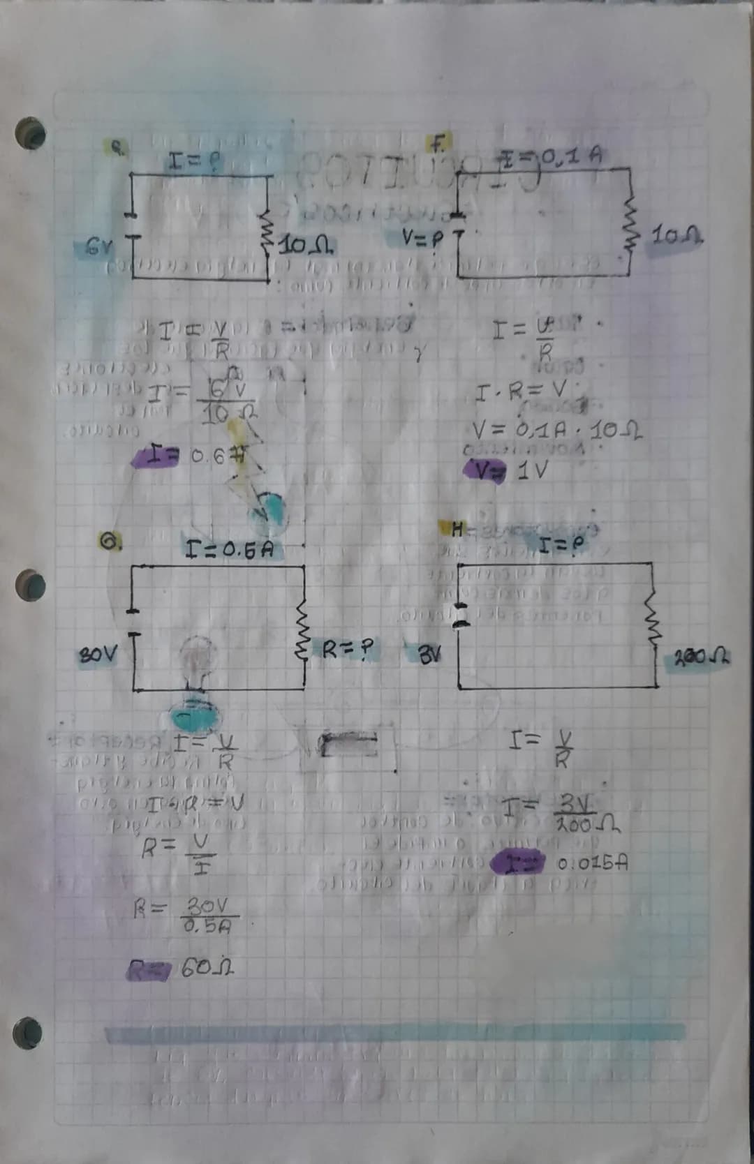 - ACAS
ge
4
Ley de ohm
0
R
→ voleage Cu)
on → Resistencia ($\Omega$)
Intensidad
de corriente CA)
R= → Resistencia => $\Omega$
I
V=RI → Volta
