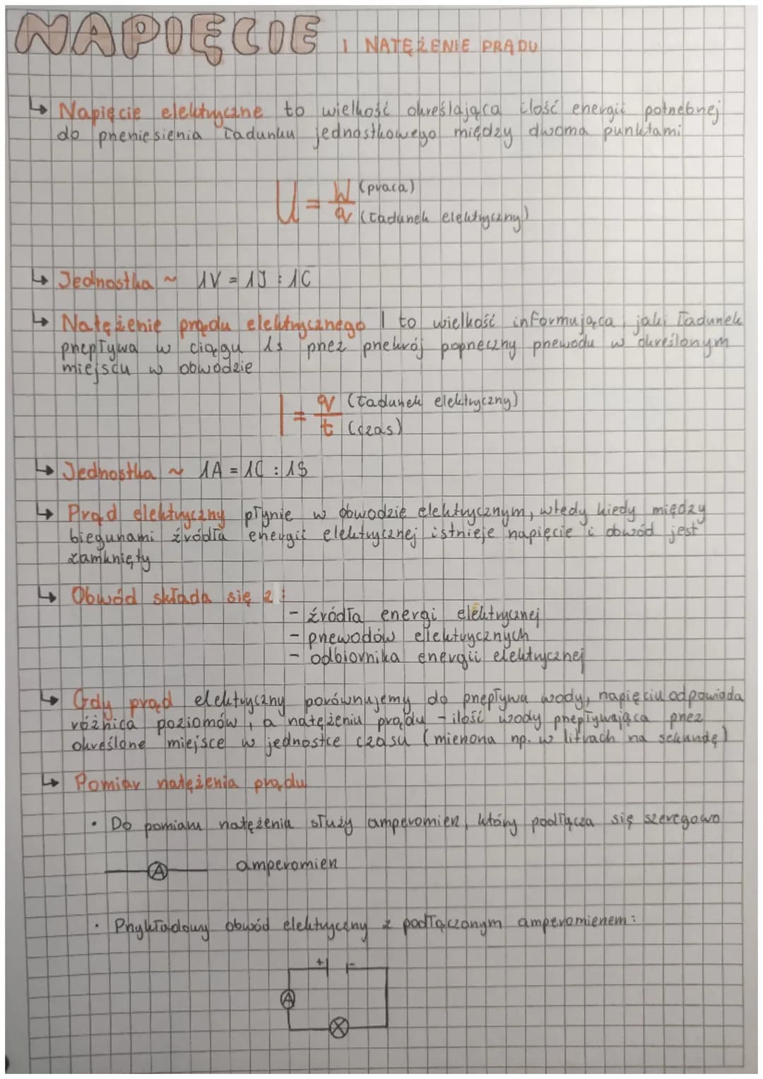 # NAPIĘCIE NATĘŻENIE PRĄDU

ها

• Napięcie elelitnycine to wielkość określająca ilość energic potnebnej
do preniesienia Tadunku jednostkoweg