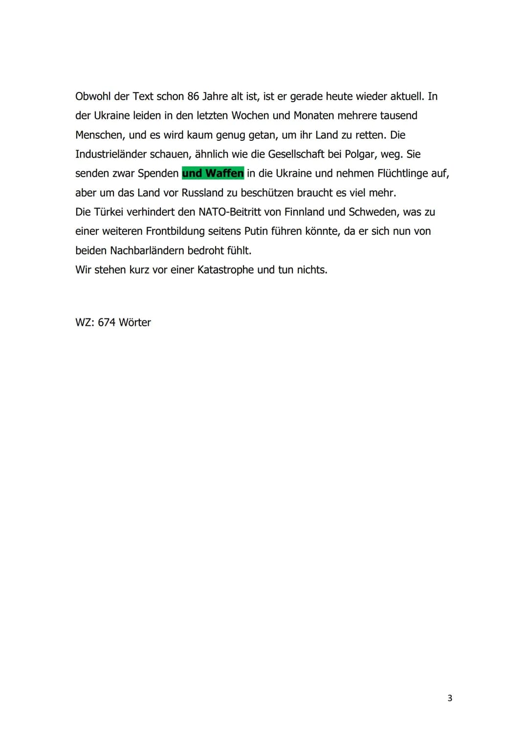# Thema 2: Textinterpretation

Alfred Polgar: Auf dem Balkon (1936)

Das Verdrängen der NS-Verbrechen ist noch immer ein stark diskutiertes
