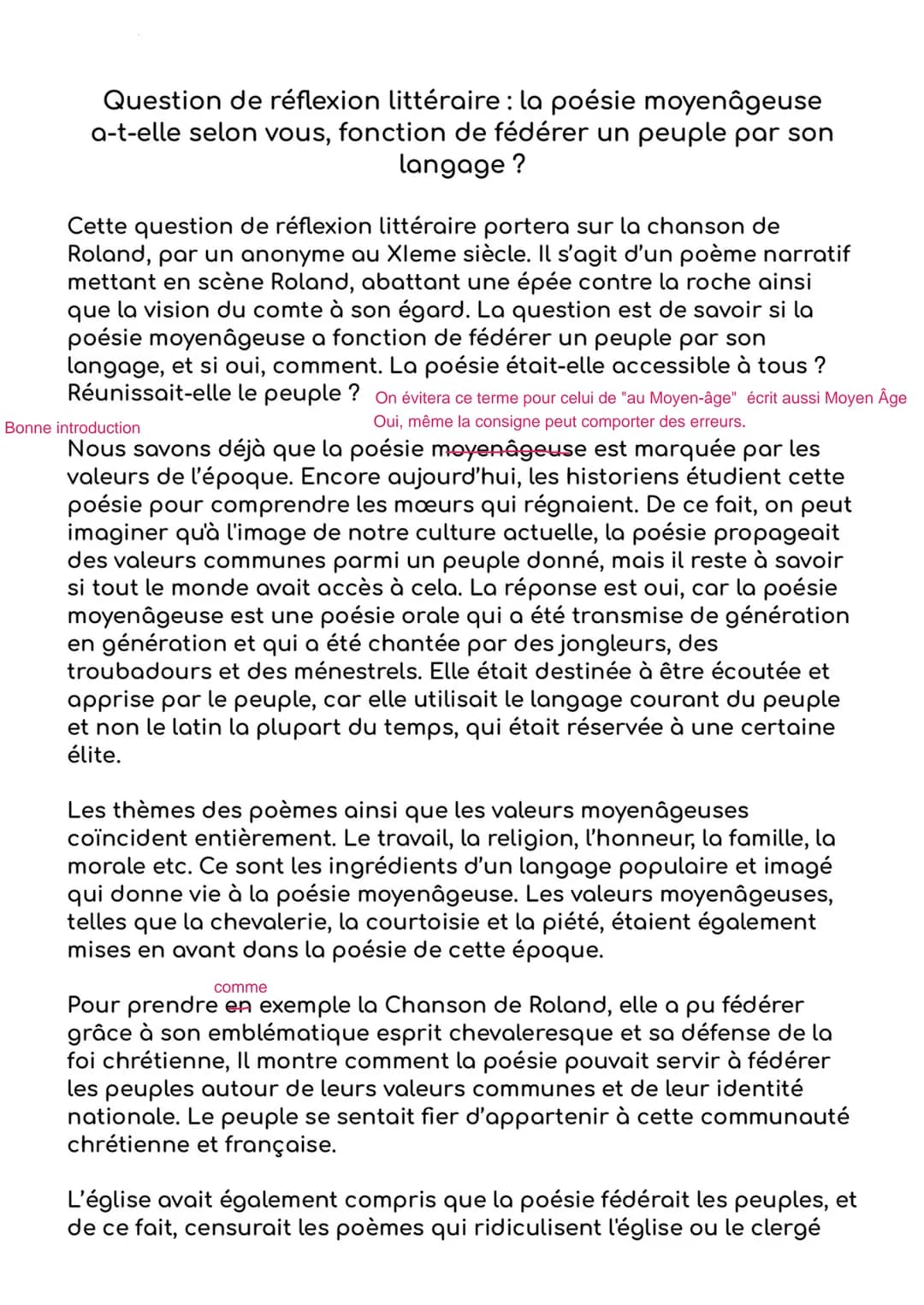 Deux excellents exercices pour un très bon devoir !

Le propos est bien maîtrisé et construit, avec de bonnes réflexions!
Cela manque peut-e