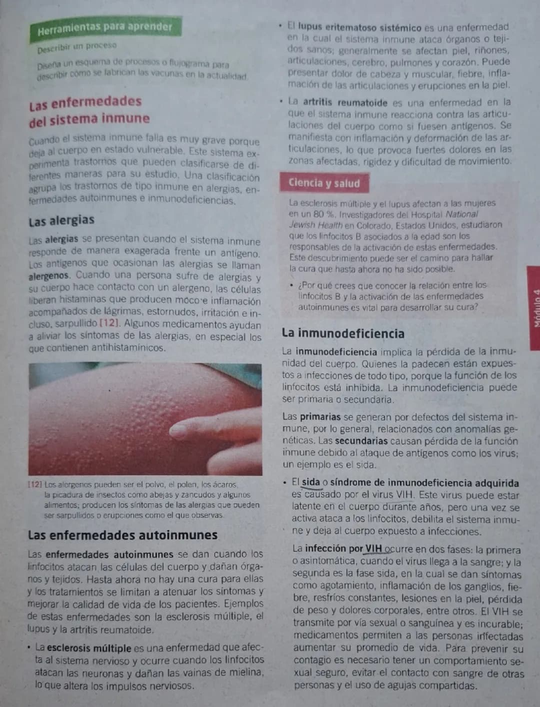 Secuencia 13 El sistema inmune
del ser humano
Biología
¿Cómo está conformado
el sistema inmune?
El sistema inmune protege al cuerpo ya que e