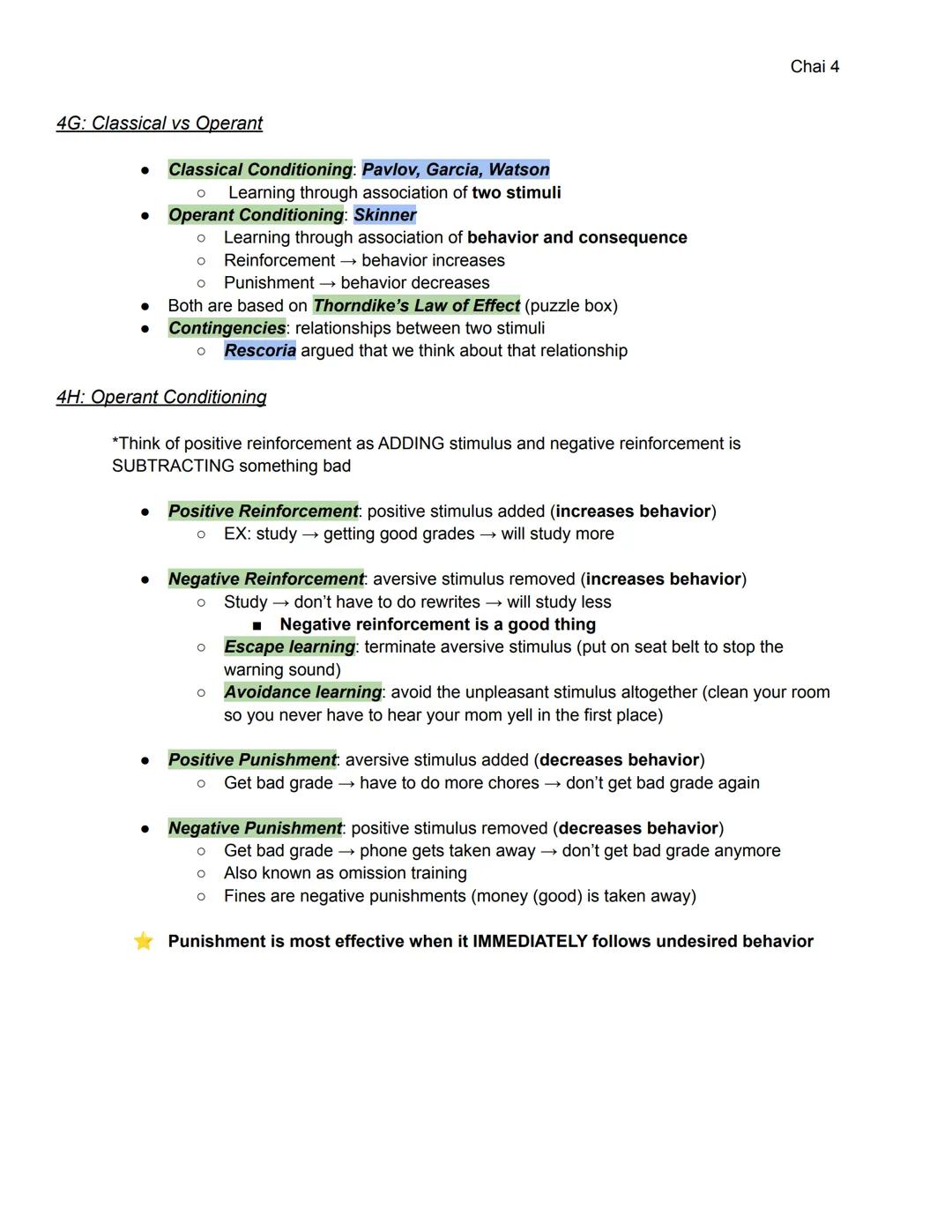 4A: Researchers
(skip)

4B: Interpret Graphs

Strong

Unit 4: Learning (7-9%)

Extinction
(CSalone)

Spontaneous
recovery of CR

Extinction
