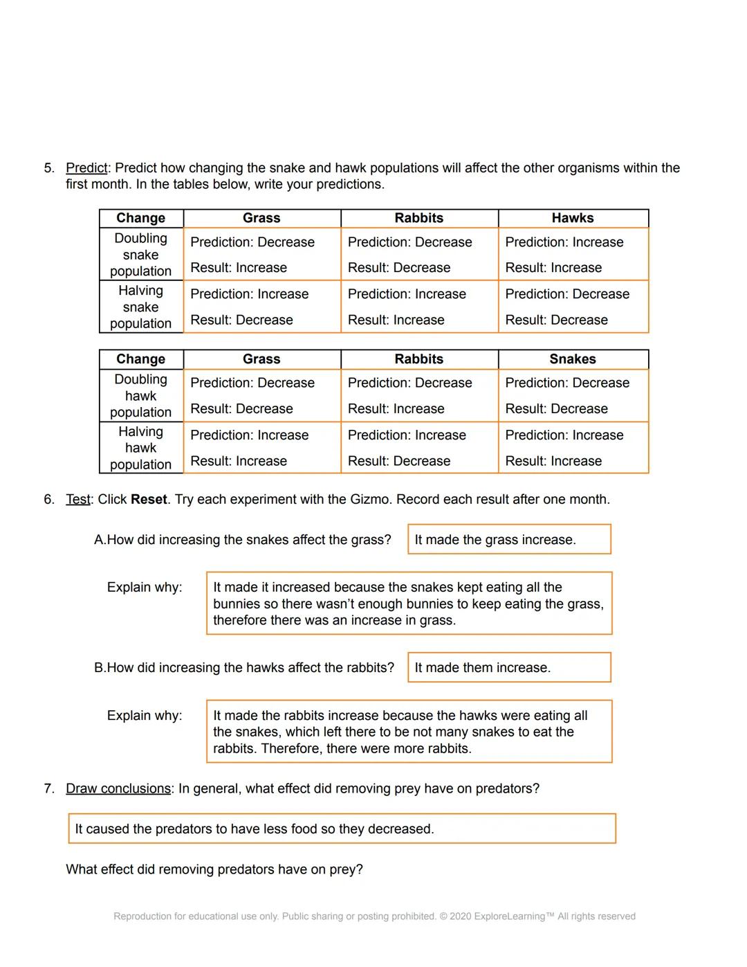 # Gizmos

Name: Katie Whitson

Date:

# Student Exploration: Food Chain

Directions: Follow the instructions to go through the simulation. R