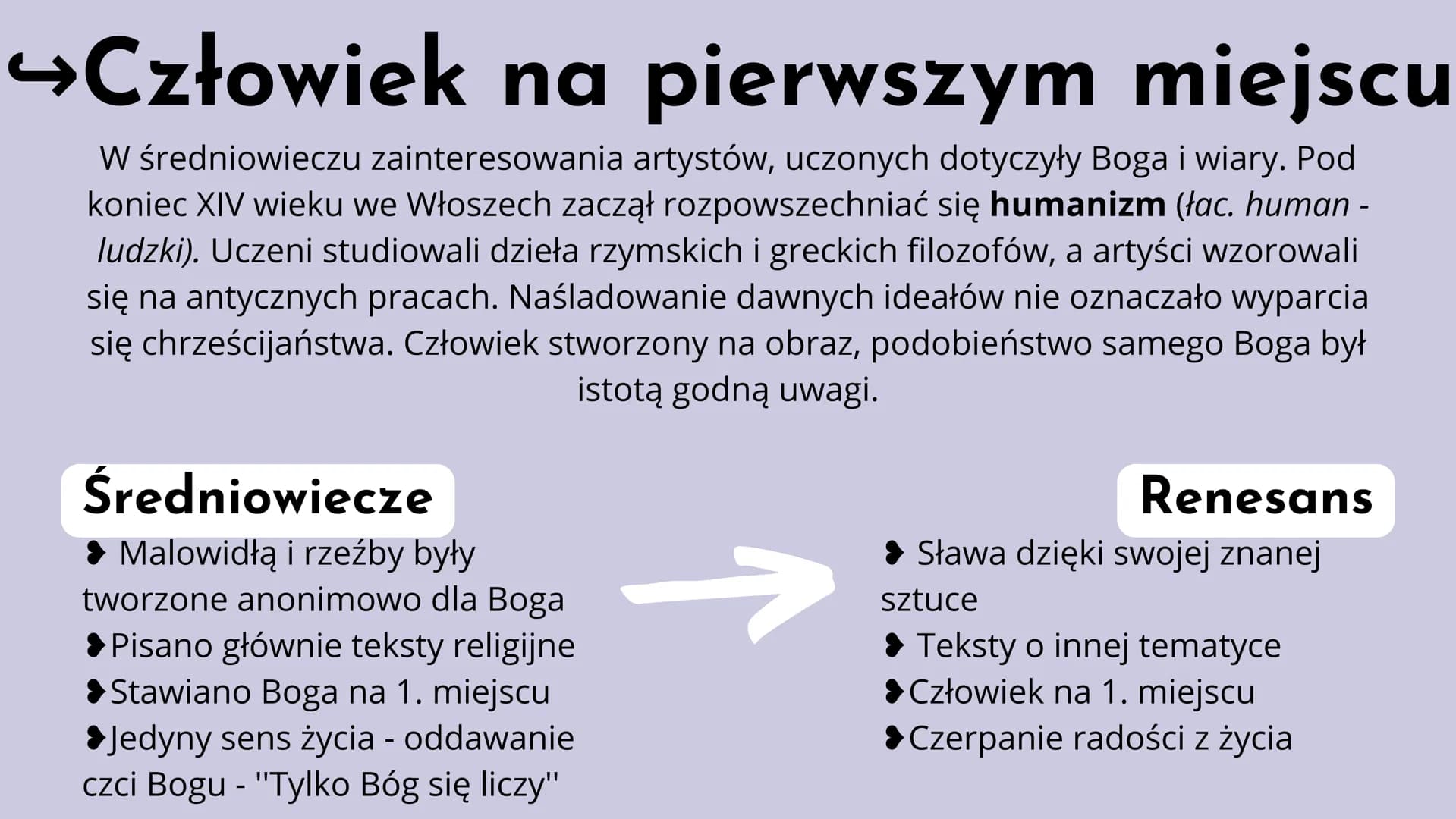 # Renesans

w Europie

Renesans (fr.) - odrodzenie

Renesans to okres w kulturze i sztuce europejskiej
trwający od XIV wieku do końca XVI st