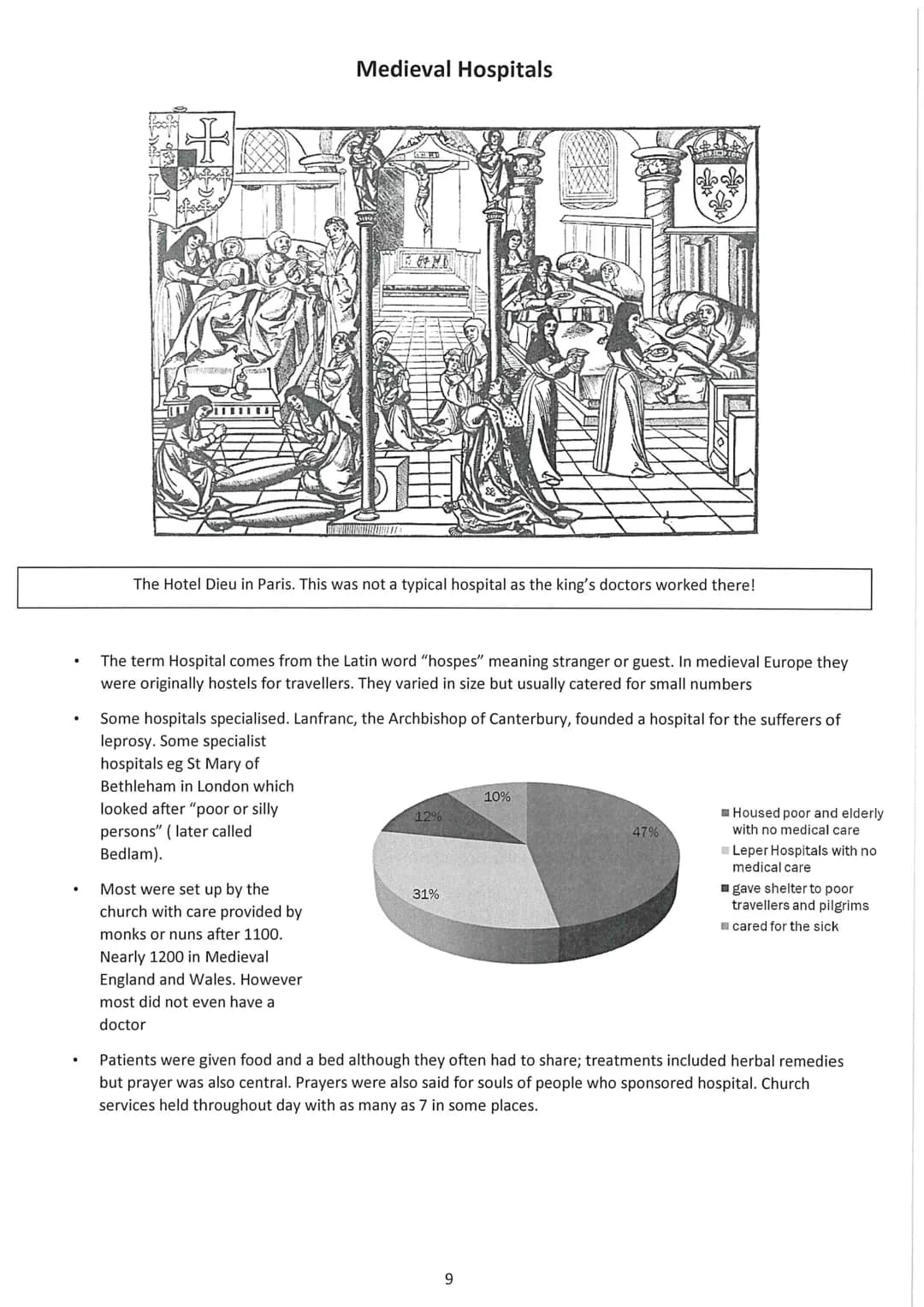 Name:

# Medicine in Britain, c1250-present

This booklet is designed to support you in your studies - reading around the subject at home wi