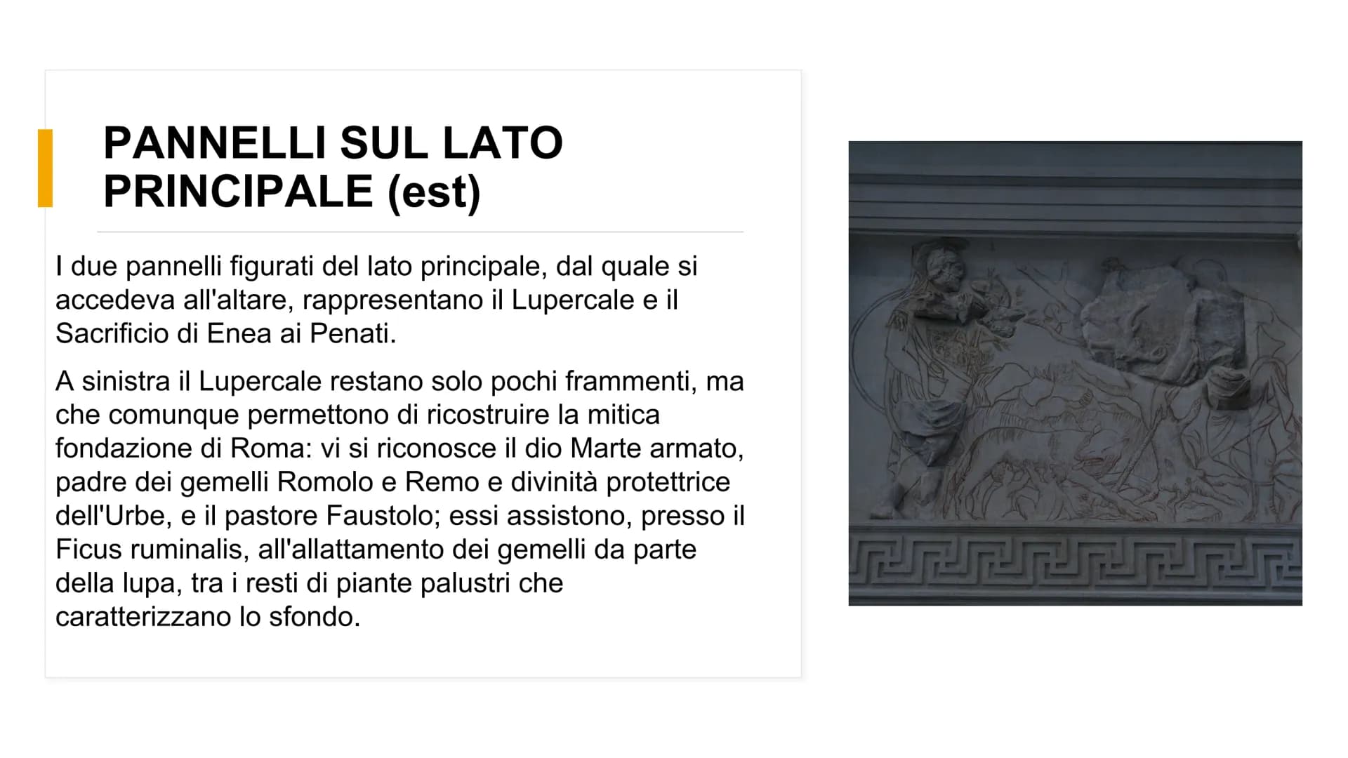 # ARA PACIS

Altare della pace di Augusto # LE ORIGINI

II 4 luglio del 13 a.C., infatti, il Senato decise di costruire un altare dedicato a