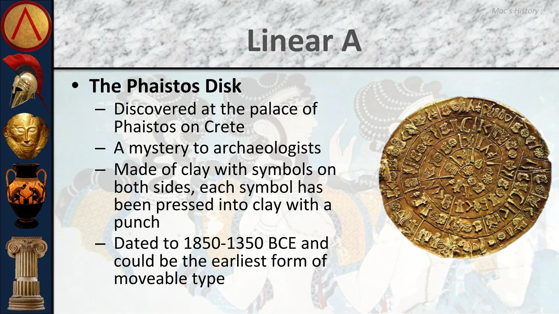 # ANCIENT GREECE

The Minoan and Mycenaean
Civilizations # Geography of Greece

• Greece is located on the
Balkan Peninsula in the
Eastern M