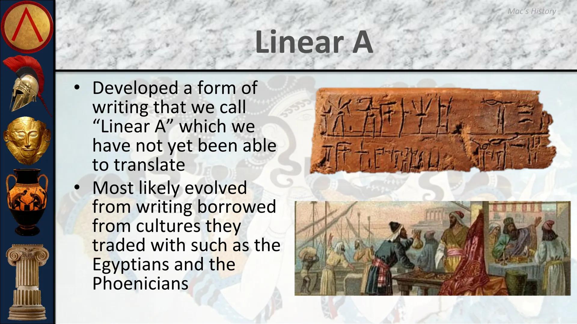 # ANCIENT GREECE

The Minoan and Mycenaean
Civilizations # Geography of Greece

• Greece is located on the
Balkan Peninsula in the
Eastern M