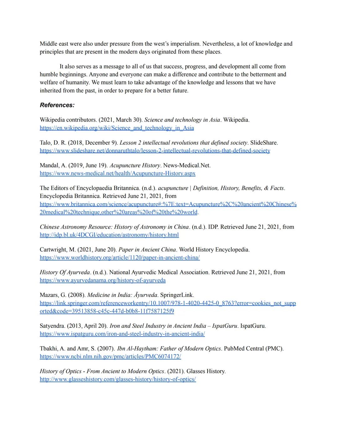 
<h2 id="origin">Origin</h2>
<h3 id="asia">Asia</h3>
<p>Intellectual and scientific revolutions have varied by country and time in Asia. Ind