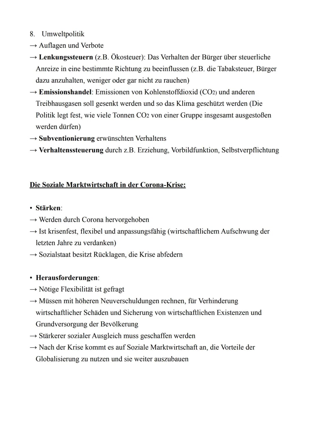PoWi LK - Abitur 2022

Lernzettel

12.2.: Soziale Marktwirtschaft zwischen Anspruch und Wirklichkeit

Soziale Marktwirtschaft

• Freie Markt