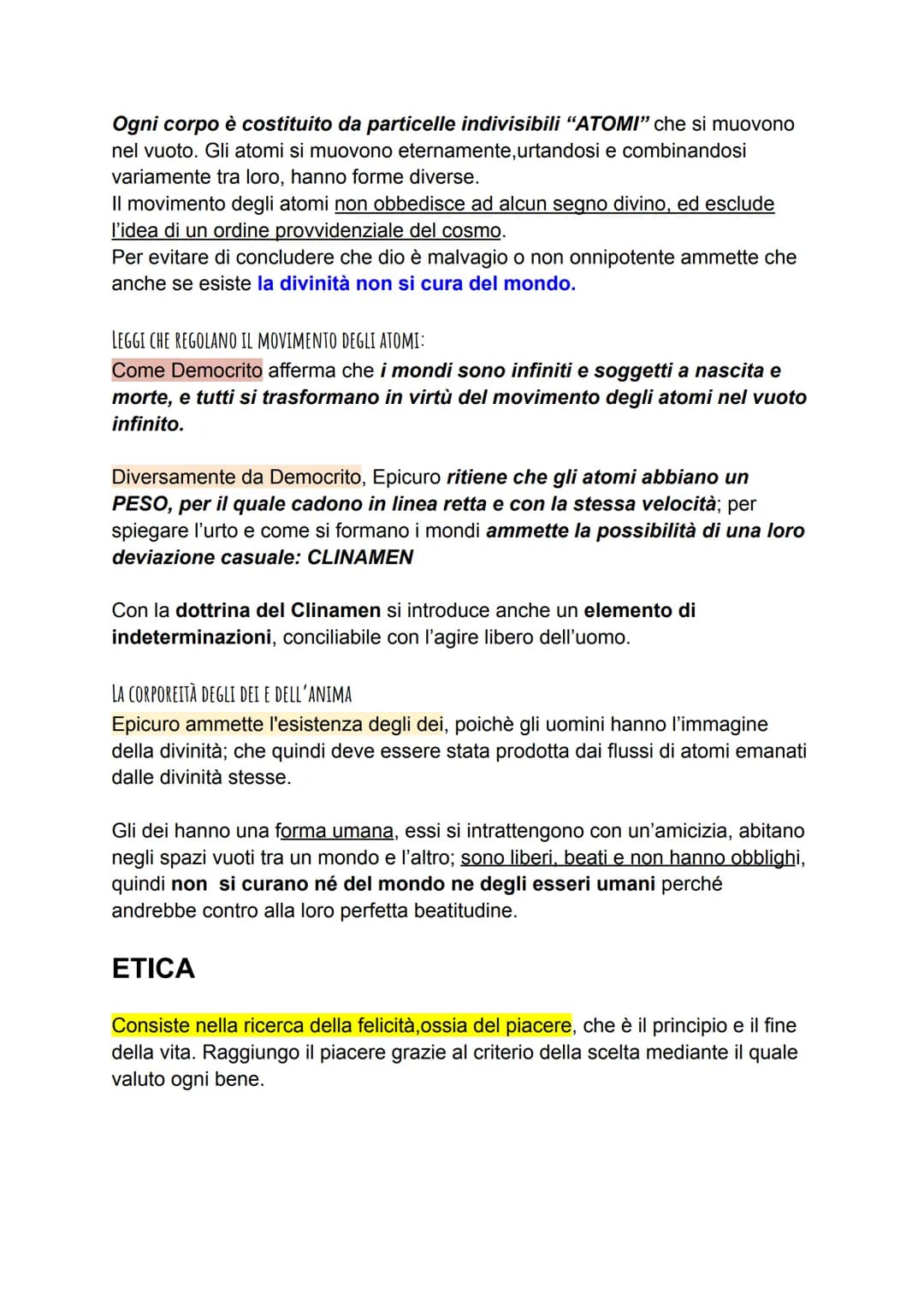 # EPICURO

La vita

Nasce a Samo nel 341 a.c., e iniziò a occuparsi di filosofia a soli 14 anni;
Gli approcci filosofici più importanti furo