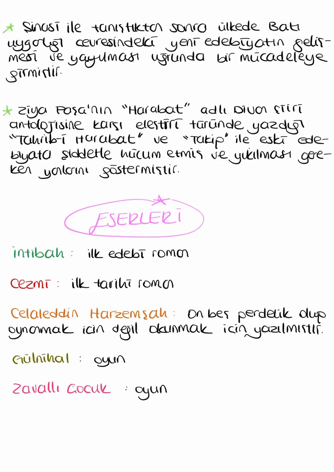 # Namik KEMAL

* Vatan şairi olarak anılır.
* Edebiyatımızda ilk edebi
roma ola "intibah" yazmıştır.
Aynı zamanda ilk tarihi roma
olor "Cezm