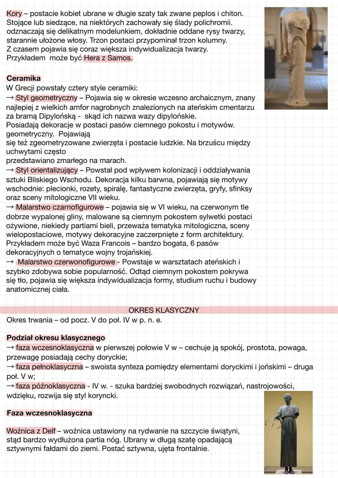 # SZTUKA
STAROŻYTNEJ GRECJI # SZTUKA STAROŻYTNEJ GRECJI

Wprowadzenie
Najazd Dorów w XII w położył kres wspaniale rozwijającej się kulturze 