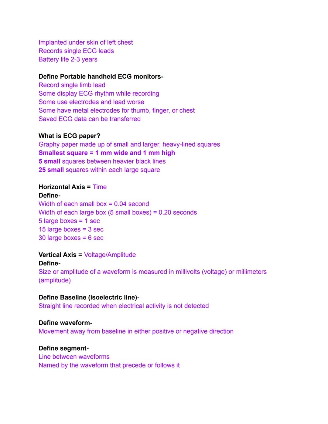 What is Cardiac Electrophysiologic study (EP)?
Also called Invasive cardiac electrophysiology
Series of tests that examine the heart's elect