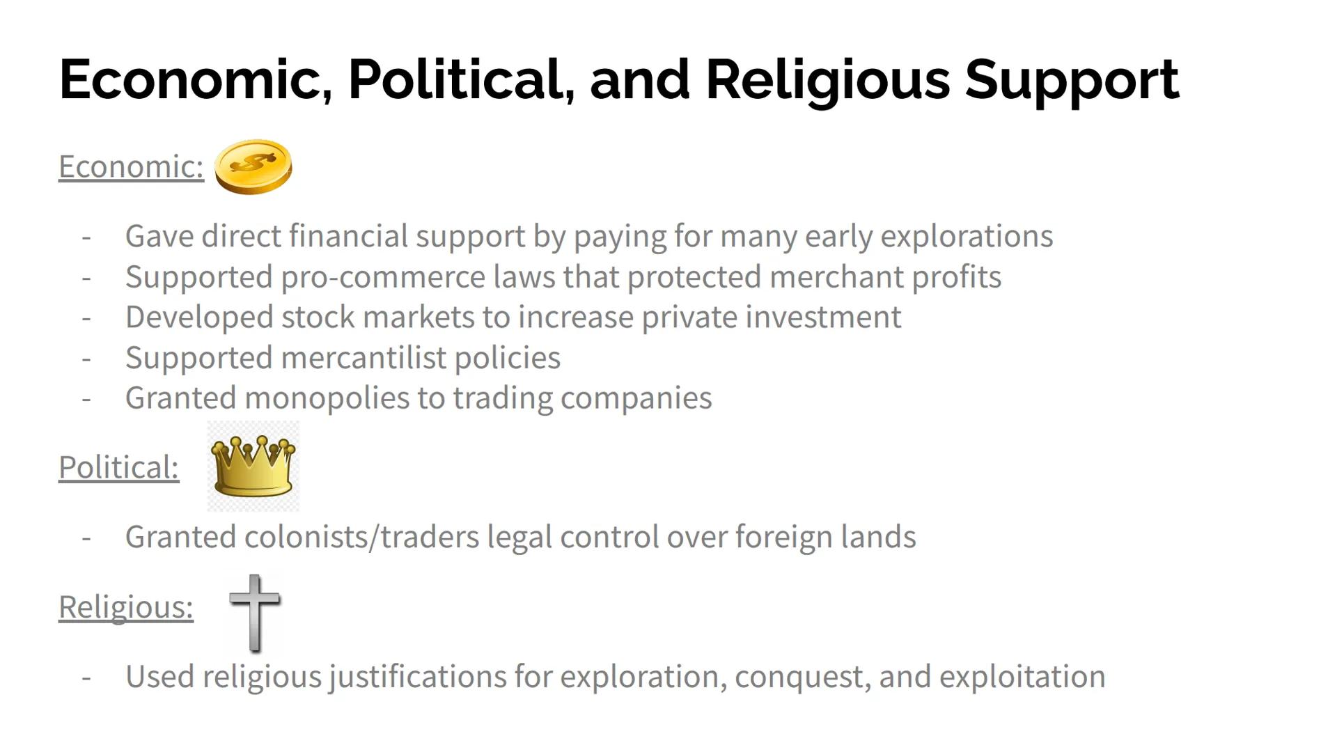 # Topic 4.2

Exploration: Causes and Events from 1450-1750 # Objective

In this presentation, we will learn about the causes, effects, and c