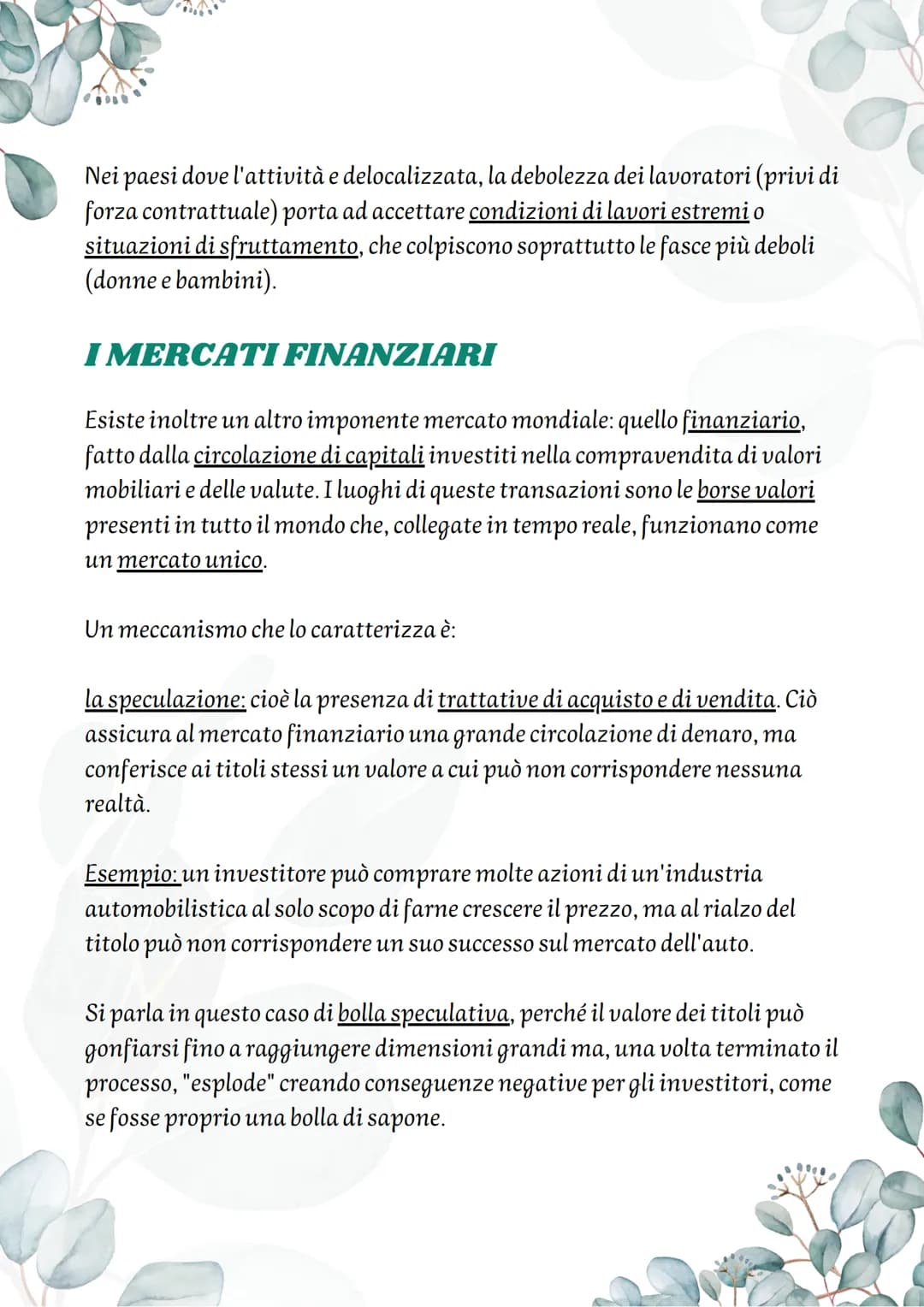 # La Globalizzazione

Un inquadramento del fenomeno

Il termine "globalizzazione" è un termine di uso recente che ha registrato
una rapida d