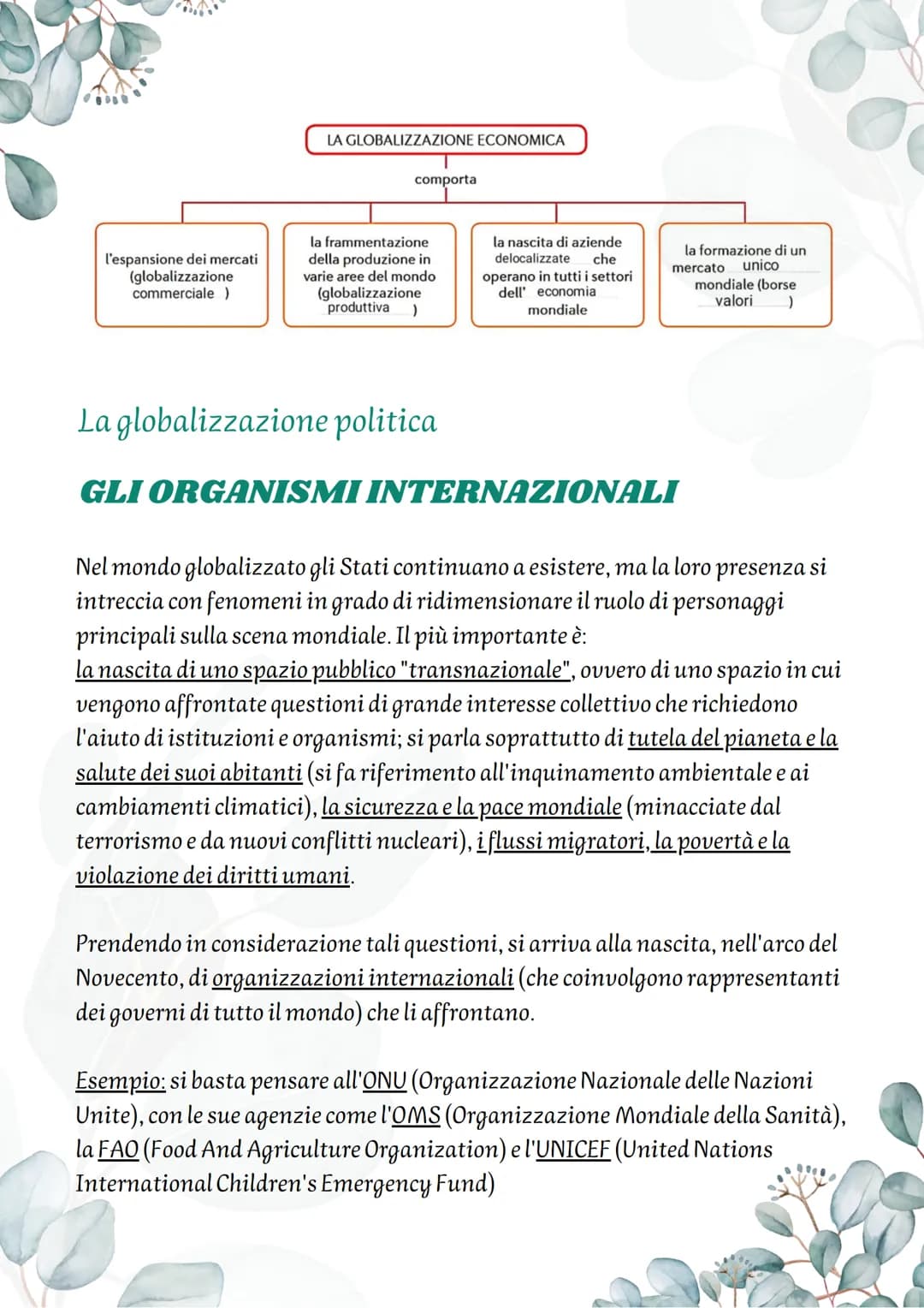 # La Globalizzazione

Un inquadramento del fenomeno

Il termine "globalizzazione" è un termine di uso recente che ha registrato
una rapida d