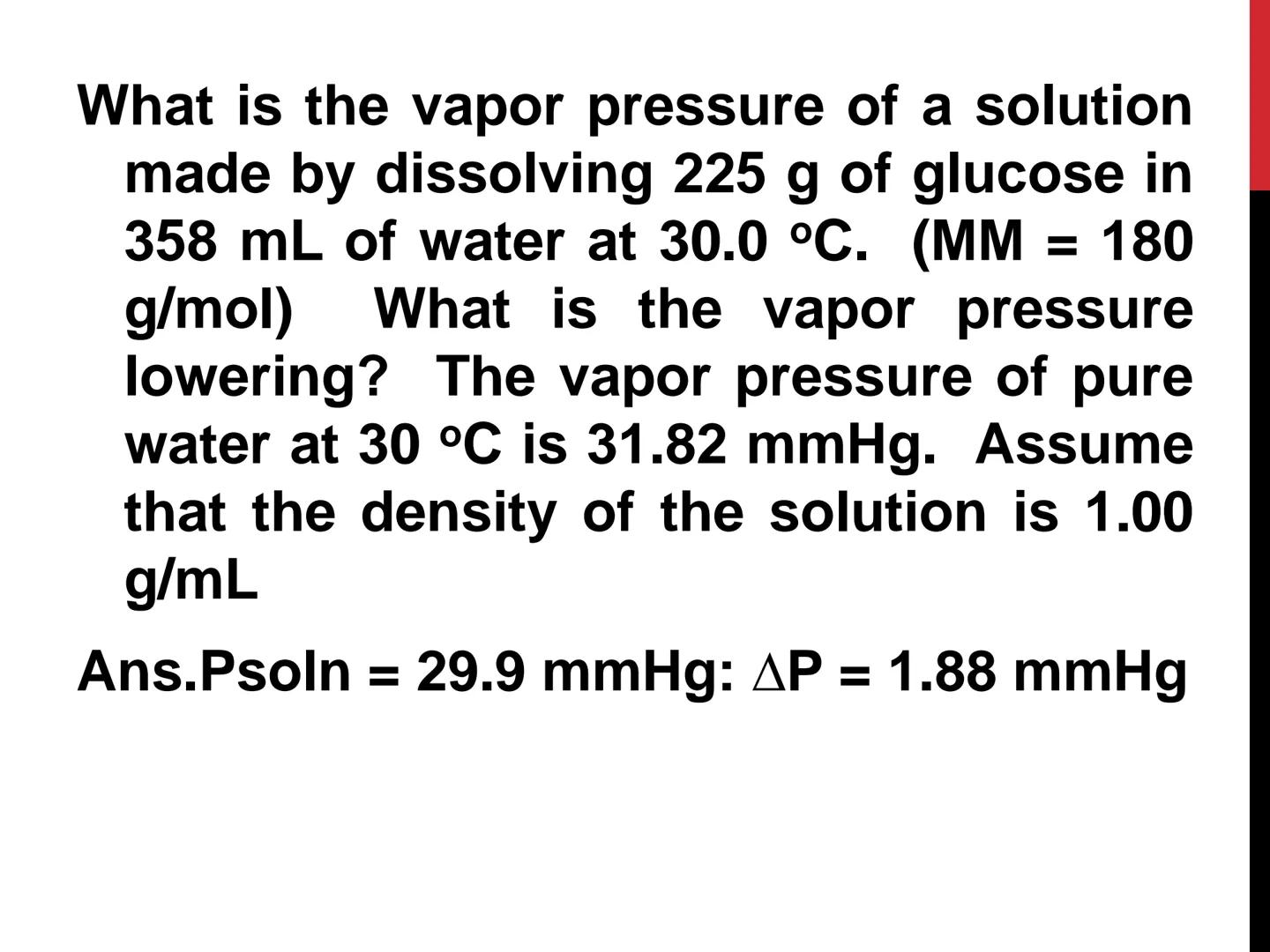 # COLLIGATIVE

# PROPERTIES

# OF SOLUTIONS # COLLIGATIVE
PROPERTIES

Colligative properties are properties of a
solution that depend only o