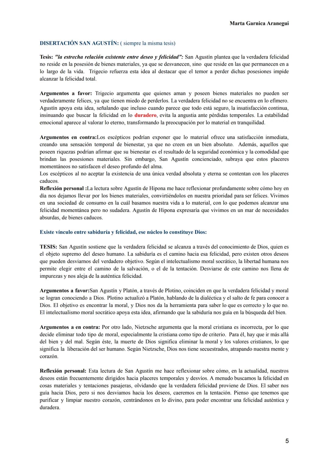 PAREJA 1: AGUSTÍN DE HIPONA Y TOMÁS DE AQUINO

Fe y razón, creer para entender

Marta Garnica Aranegui

Agustín de Hipona trató de explicar 