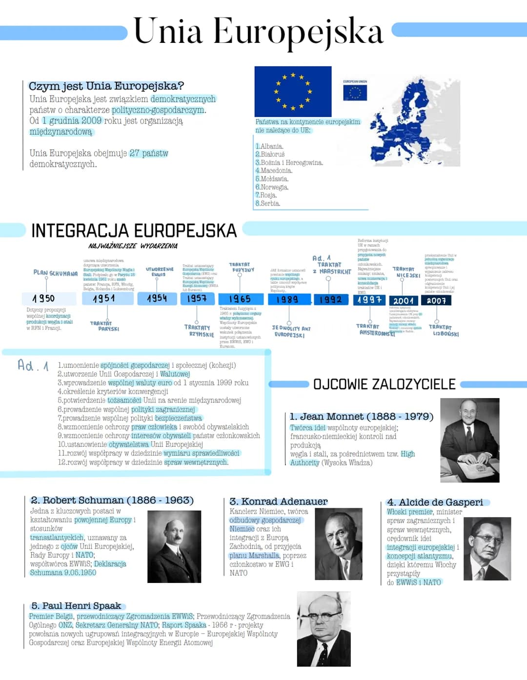 # Unia Europejska

Czym jest Unia Europejska?
Unia Europejska jest związkiem demokratycznych
państw o charakterze polityczno-gospodarczym.
O