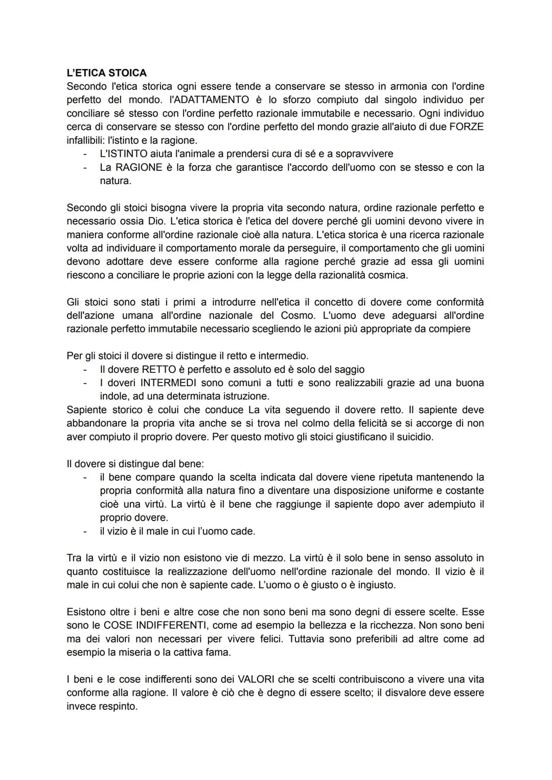 # LO STOICISMO

II fondatore dello stoicismo è Zenone di Cizio nato nel 336-335 a.C. e morto di morte
volontaria nel 264-263 a.C. Come vedre