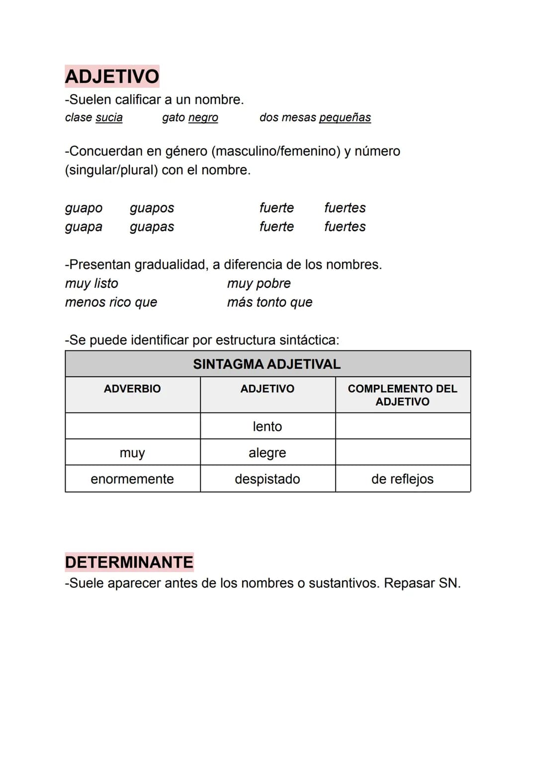 # LA ORACIÓN Y LOS ENUNCIADOS

LOS ENUNCIADOS

Las lágrimas se deslizaban por las mejillas.
De la máquina de música salió una canción griega