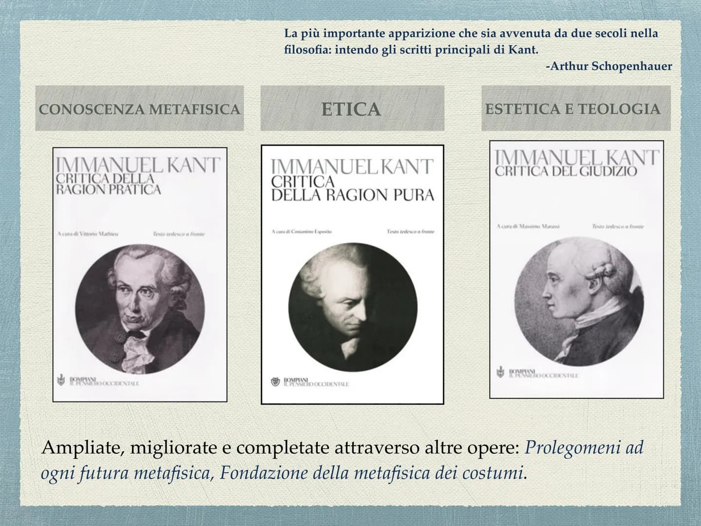 # KANT

"La pigrizia e la viltà sono le cause per cui tanta
parte degli uomini, dopo che la natura li ha da
lungo tempo affrancati dall'eter
