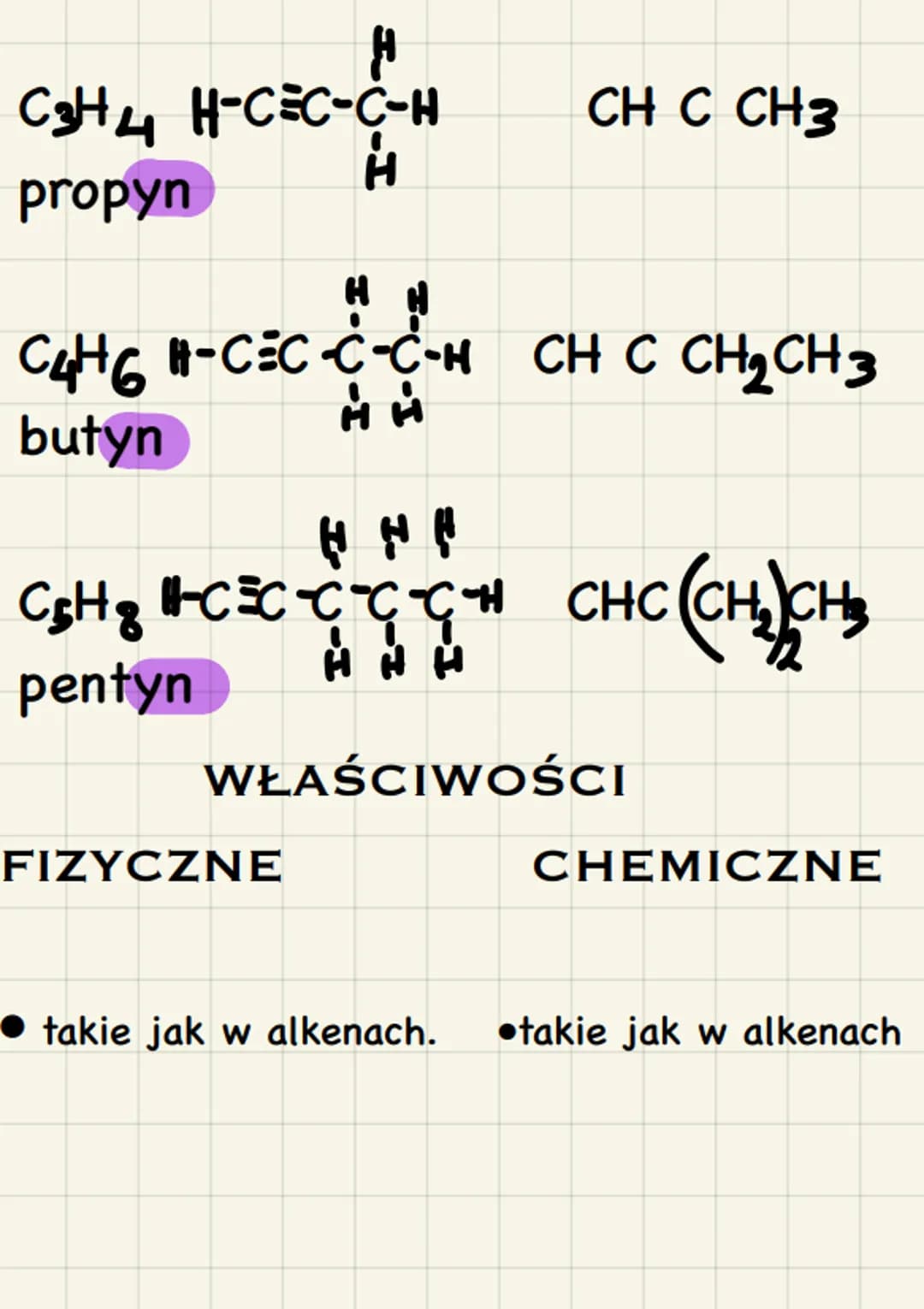 ALKANY

Wzór ogólny

C$_n$ H$_{2n+2}$

SZEREG HOMOLOGICZNY ALKANÓW

W. Sumaryczny W. Strukturalny W.grupowy

CH 4 H-C-H CH$_4$

Metan

C$_2$