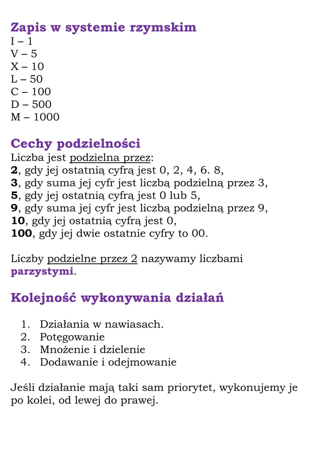 # Liczby i działania

Liczby naturalne to liczby całkowite dodatnie.
Zbiór liczb naturalnych oznaczamy literą N.
Zbór liczb naturalnych może