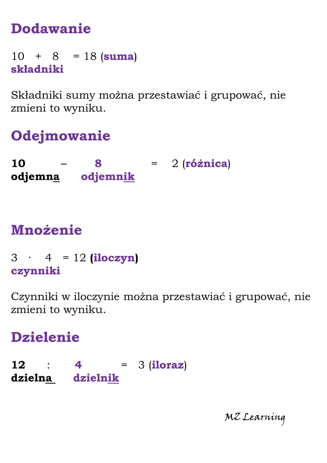 # Liczby i działania

Liczby naturalne to liczby całkowite dodatnie.
Zbiór liczb naturalnych oznaczamy literą N.
Zbór liczb naturalnych może