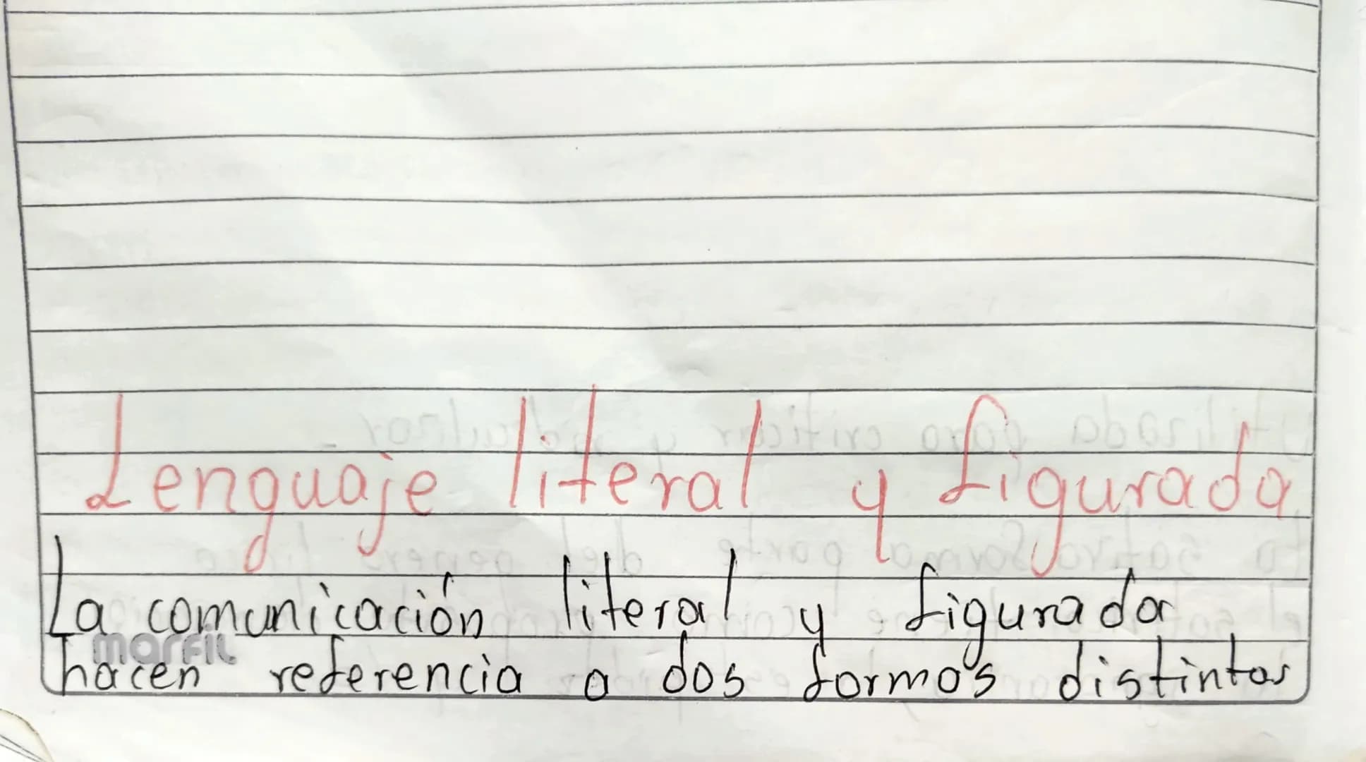 # Lenguaje literal y figurada

La comunicación literal y figurada
hacen referencia a dos formas distintas 19 contrapuestas de expresión.

* 