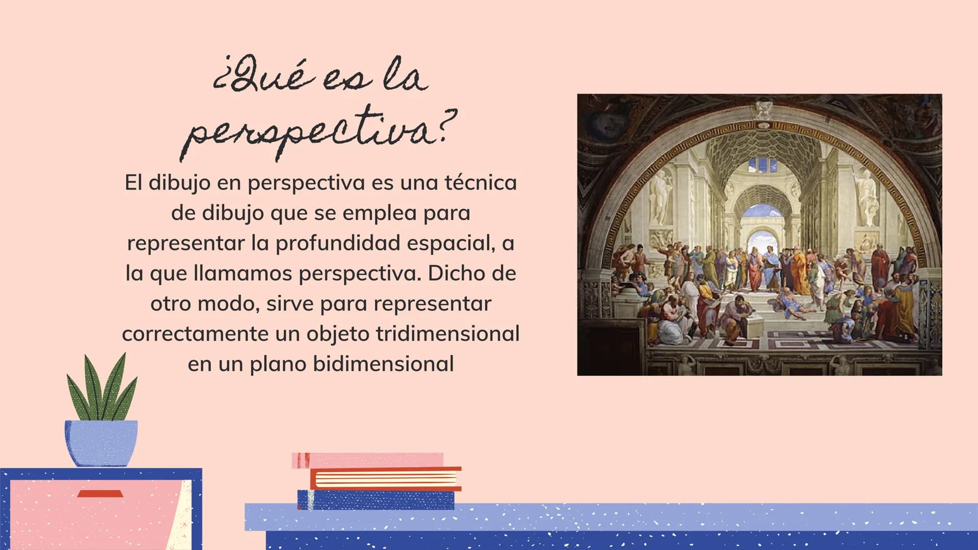 La perspectiva y
su importancia
MARIANA ROMERO 9° # ¿Qué es la
perspectiva?

El dibujo en perspectiva es una técnica
de dibujo que se emplea